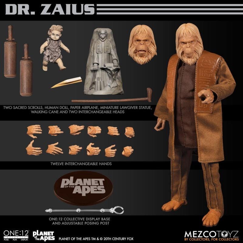 Planet Of The Apes ONE:12 Collective Dr. Zaius