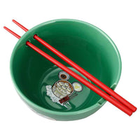 Disney Mickey Mouse Ceramic Ramen Bowl with Chopsticks