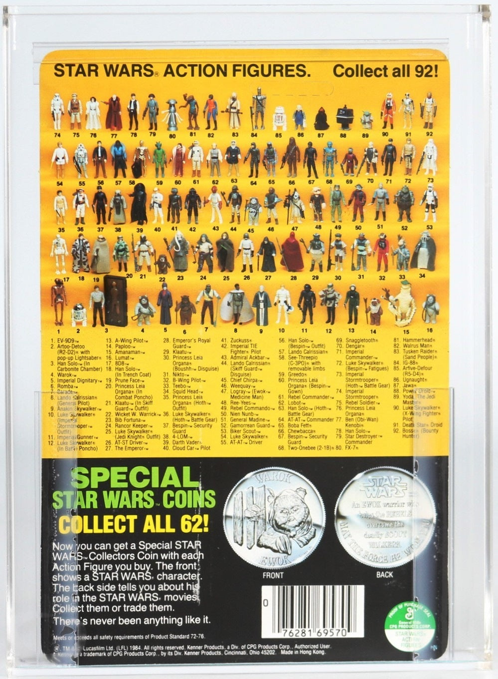 Star Wars 92 Back Carded Action Figure - Romba