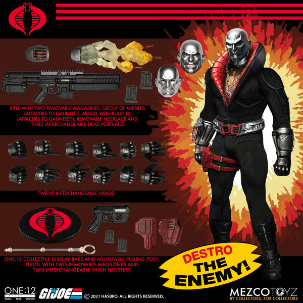 G.I. Joe Destro One:12 Collective Figure