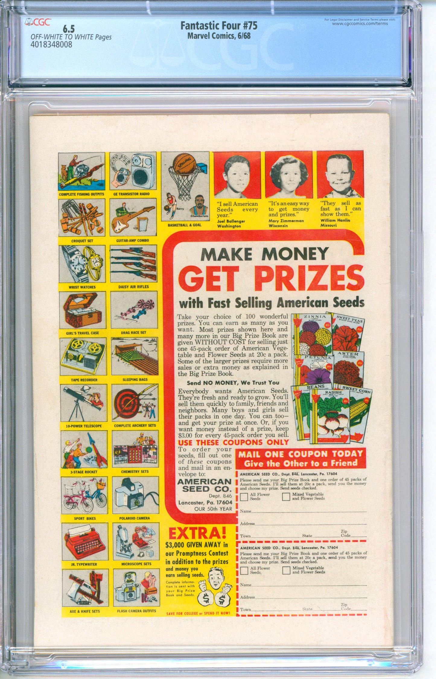 Fantastic Four #75 CGC 6.5
