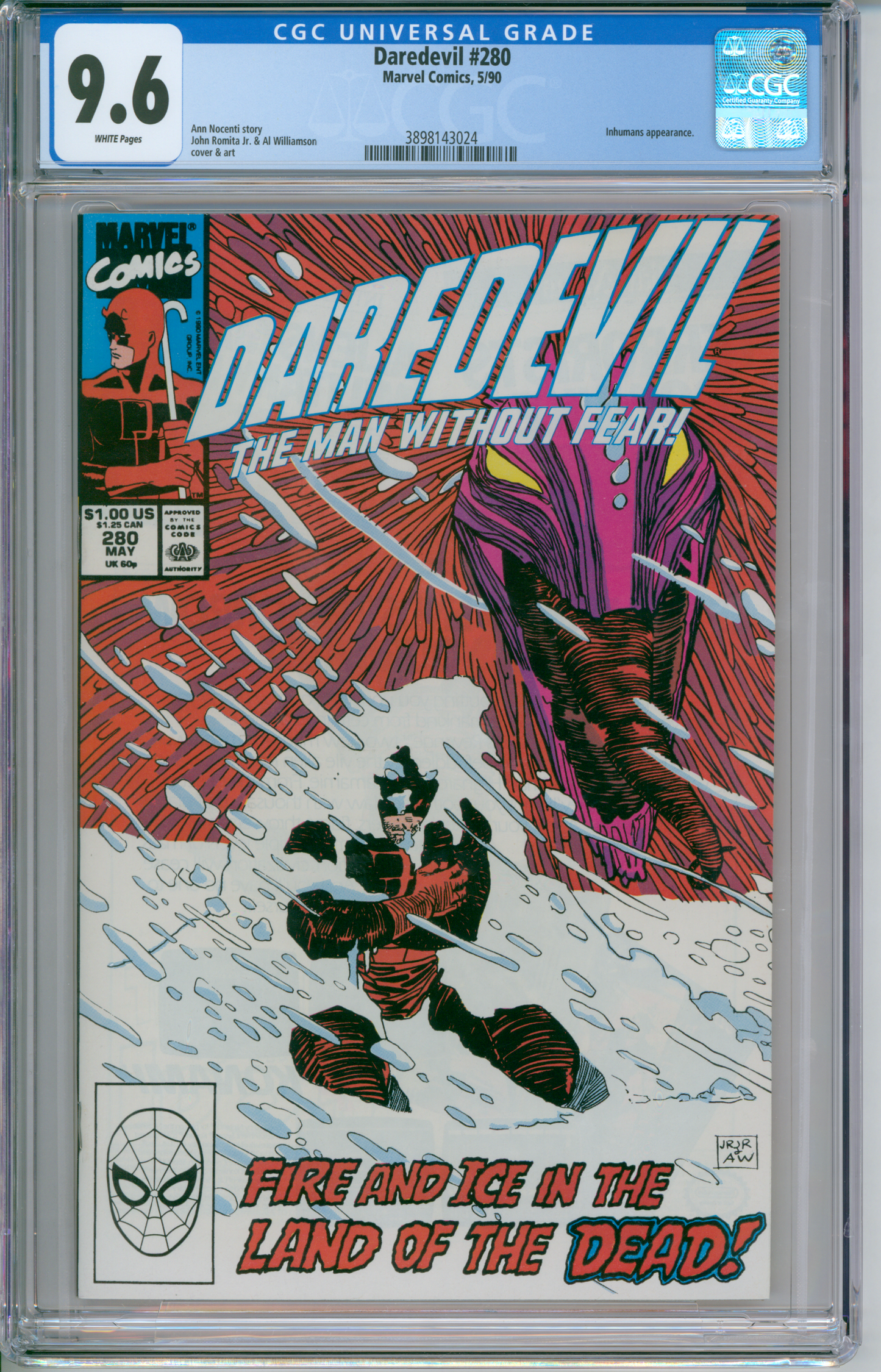 Daredevil #280 CGC 9.6