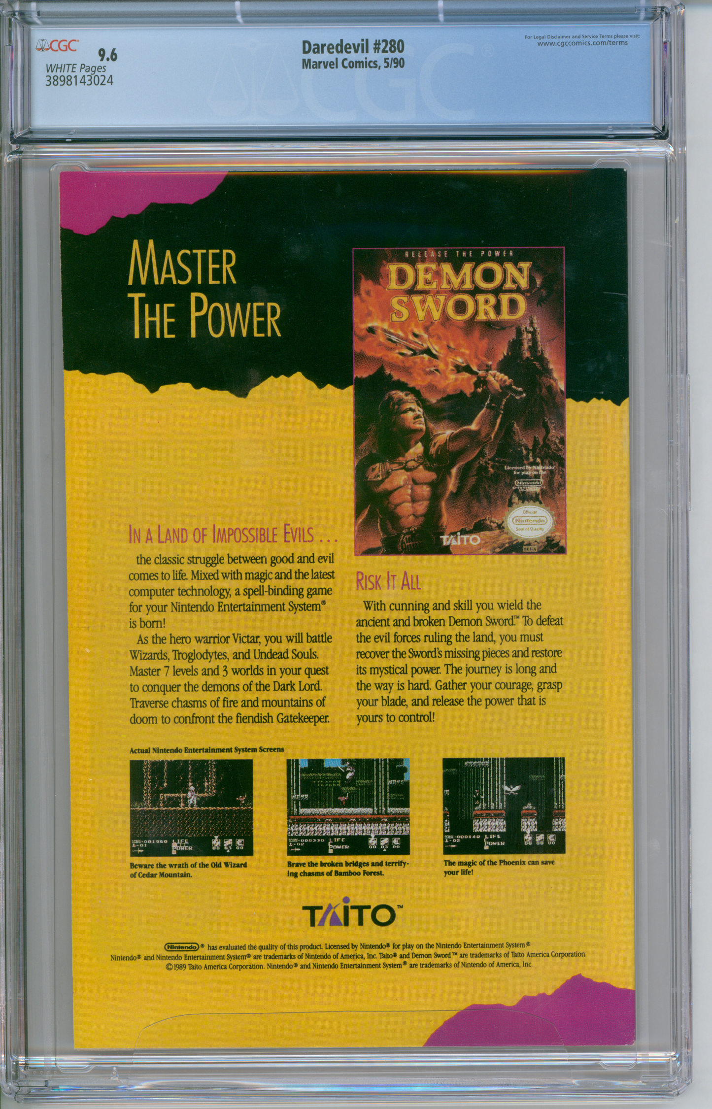 Daredevil #280 CGC 9.6