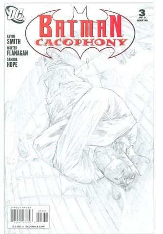 Batman Cacophony #3 Skecth Cover Variant