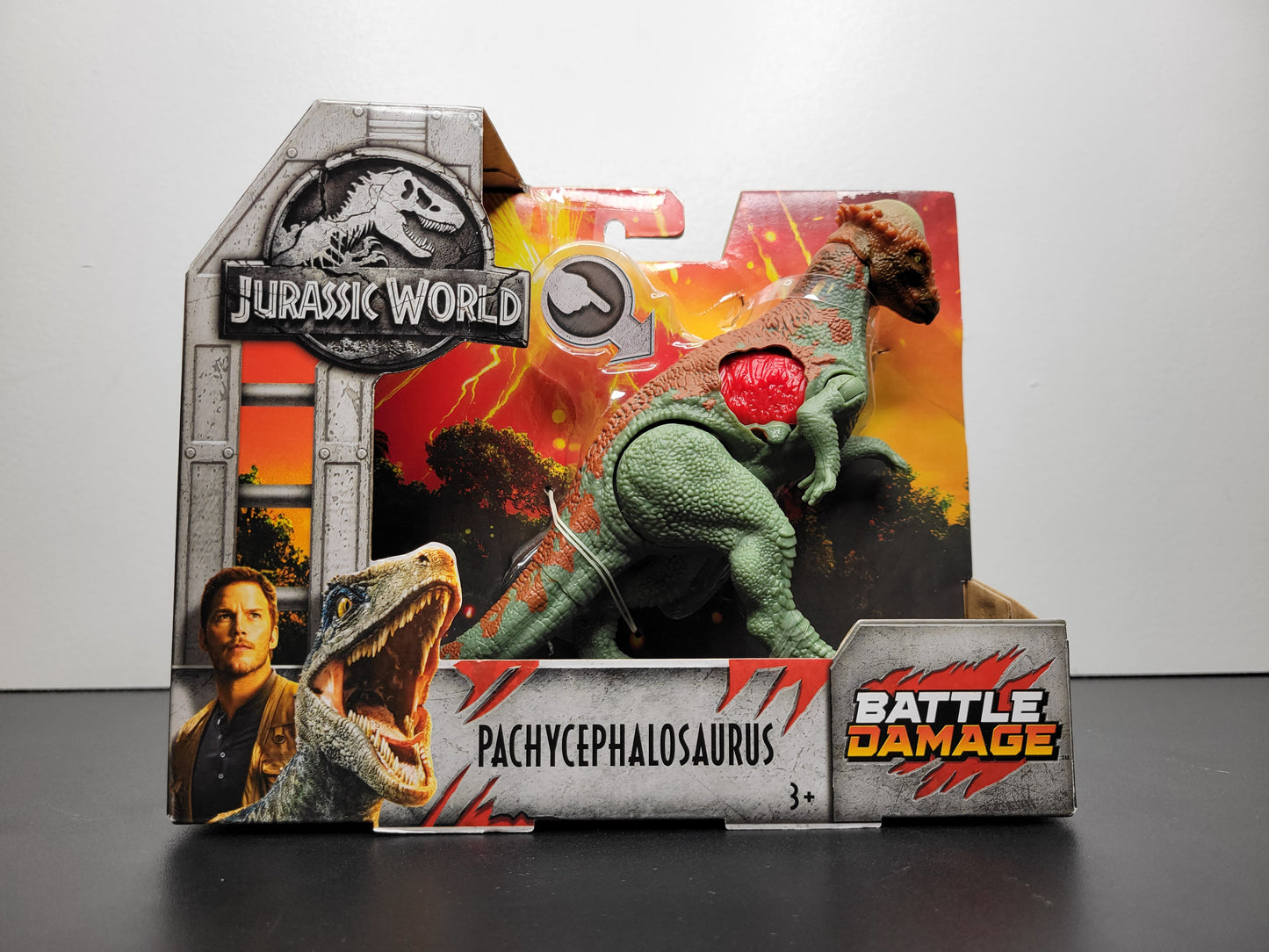 Jurassic World Battle Damage Pachycephalosaurus