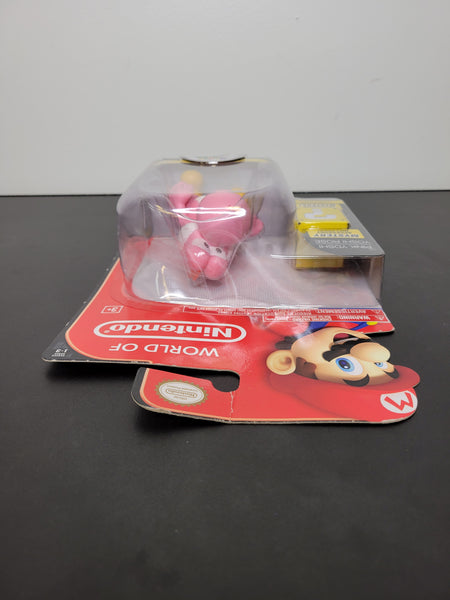 World of Nintendo Super Mario Pink Yoshi Action Figure