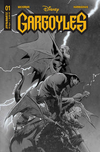 Gargoyles #1 Cover Ze 10 Copy Foc Variant Edition Lee Black & White