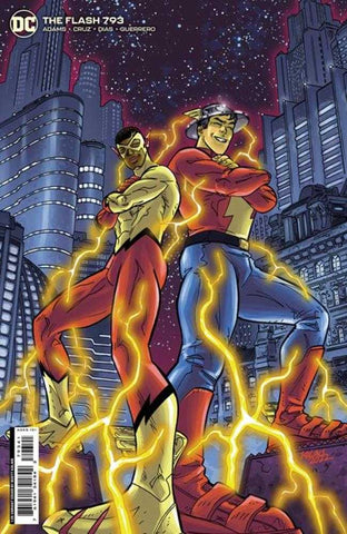 Flash #793 Cover D 1 in 25 Scott Kolins Card Stock Variant (One-Minute War)