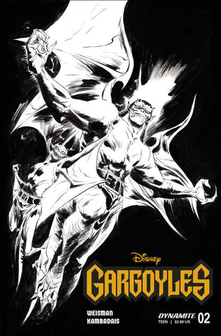 Gargoyles #2 Cover X 10 Copy Foc Variant Edition Lee Line Art