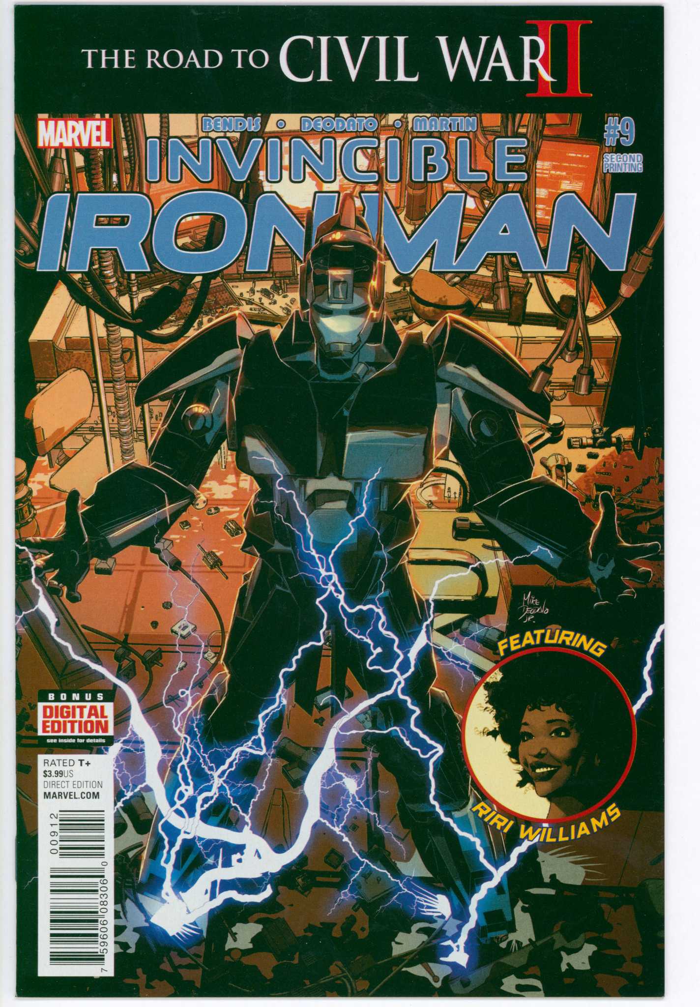 Invincible Iron Man #9 Second Printing