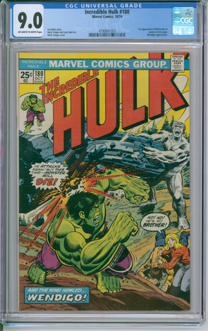Incredible Hulk #180 CGC 9.0