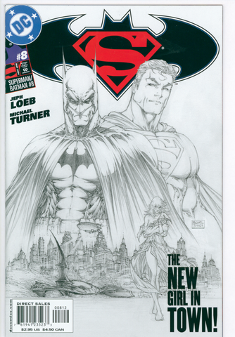 Superman Batman #8 Sketch Cover