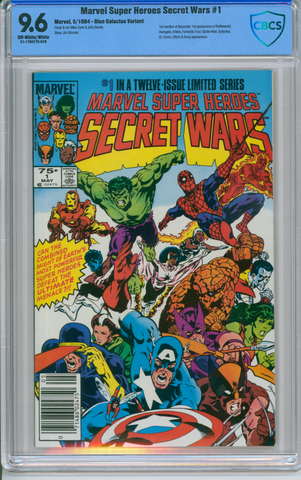 Marvel Super Heroes Secret Wars #1 CBCS 9.6