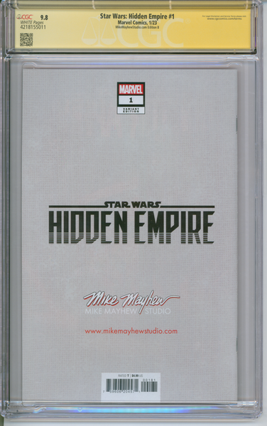 Star Wars Hidden Empire #1 CGC Signature Series 9.8