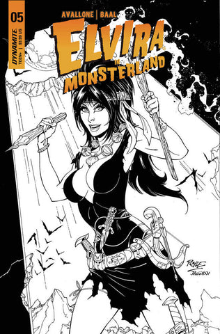 Elvira In Monsterland #5 Cover F 10 Copy Variant Edition Royle Black & White