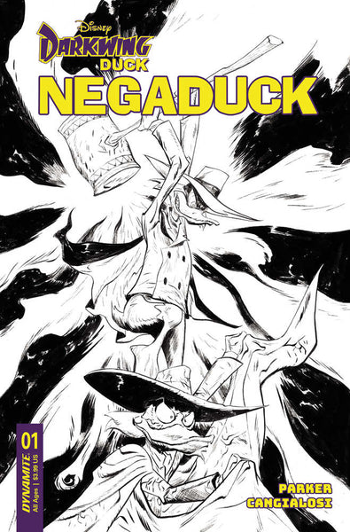 Negaduck #1 Cover K 15 Copy Variant Edition Lee Line Art
