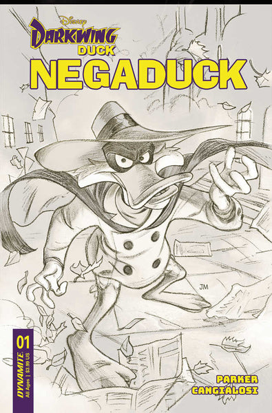 Negaduck #1 Cover L 15 Copy Variant Edition Middleton Pencil