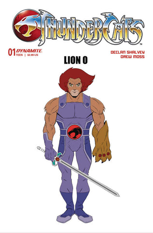Thundercats #1 Cover P 10 Copy Variant Edition Moss Lion O Design Origina