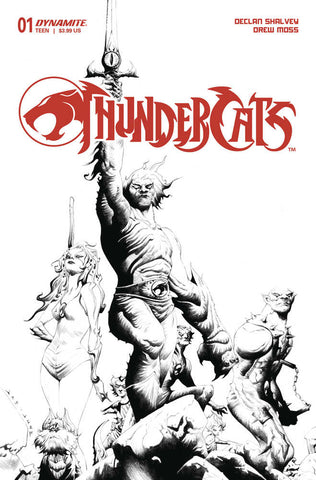 Thundercats #1 Cover T 25 Copy Variant Edition Lee Line Art