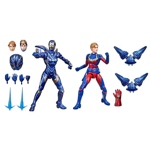 Marvel Legends Captain Marvel and Rescue Armor