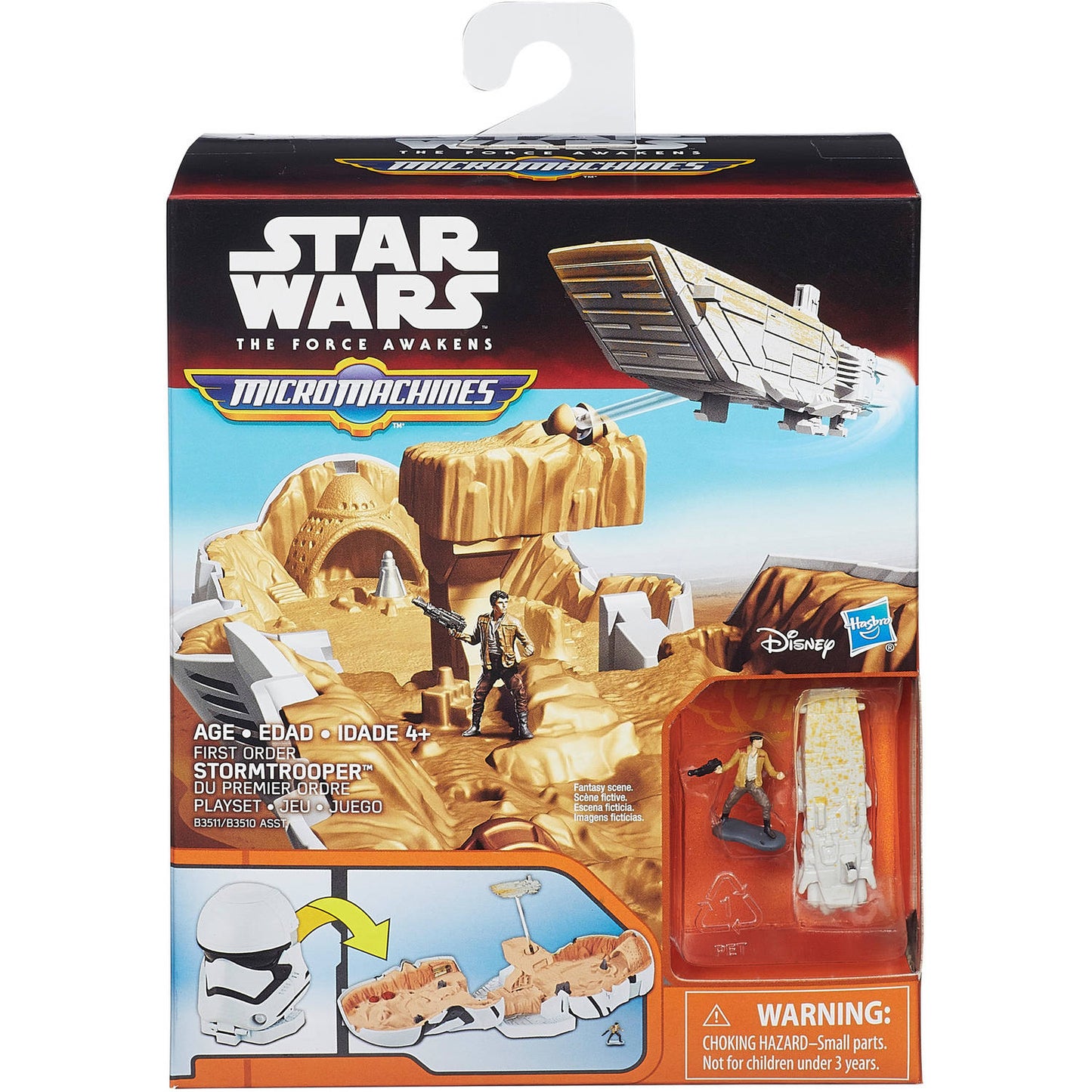 Star Wars The Force Awakens Micro Machines First Order Stormtrooper Playset