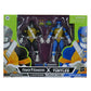 Power Rangers X Teenage Mutant Ninja Turtles Lightning Collection Donatello Black and Leonardo Blue Action Figures