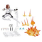 Black Widow Marvel Legends Deluxe White Costume with Stand
