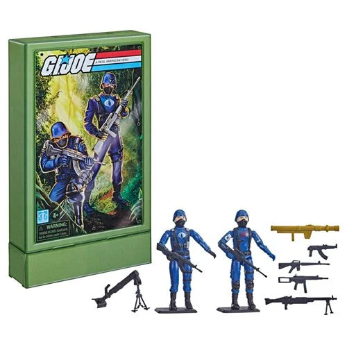 G.I. Joe Retro Collection Cobra Officer and Cobra Trooper 3 3/4-Inch Action Figures 2-Pack