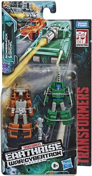 Transformers War For Cybertron: Earthrise Micromaster Bombshock & Growl