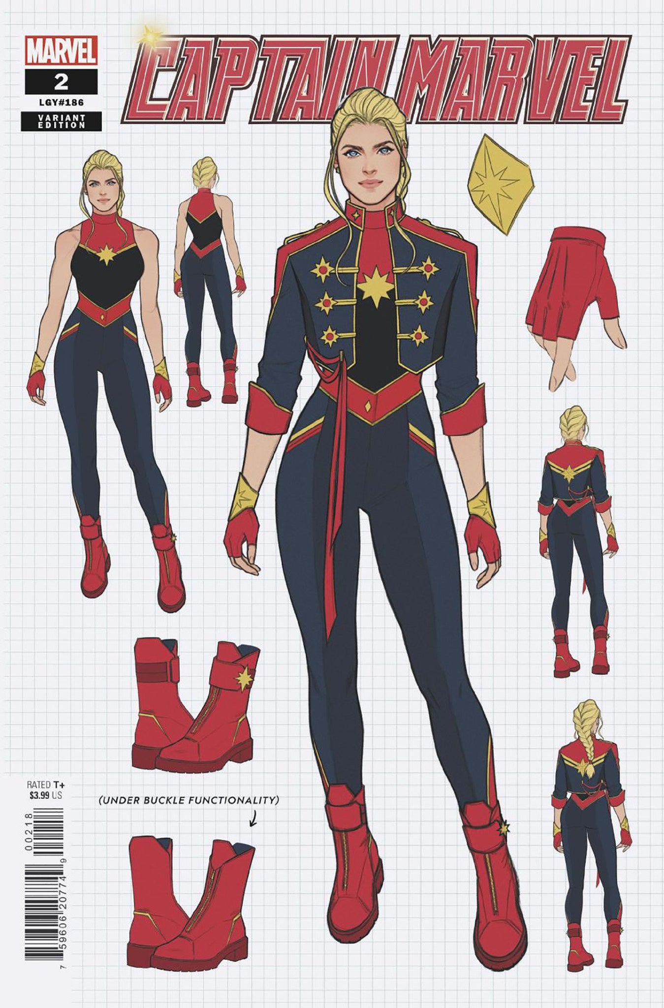 Captain Marvel 2 Jen Bartel Design Variant