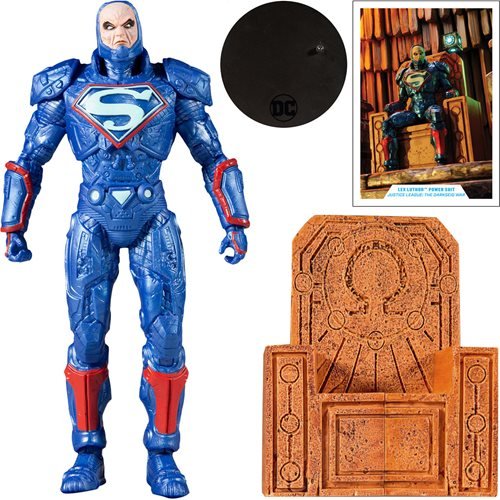 DC Multiverse Lex Luthor Blue Power Suit Justice League: The Darkseid War 7-Inch Scale Action Figure