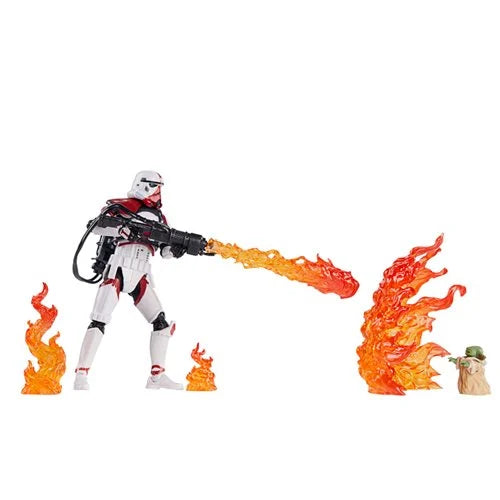 Star Wars The Vintage Collection Deluxe Incinerator Trooper and Grogu
