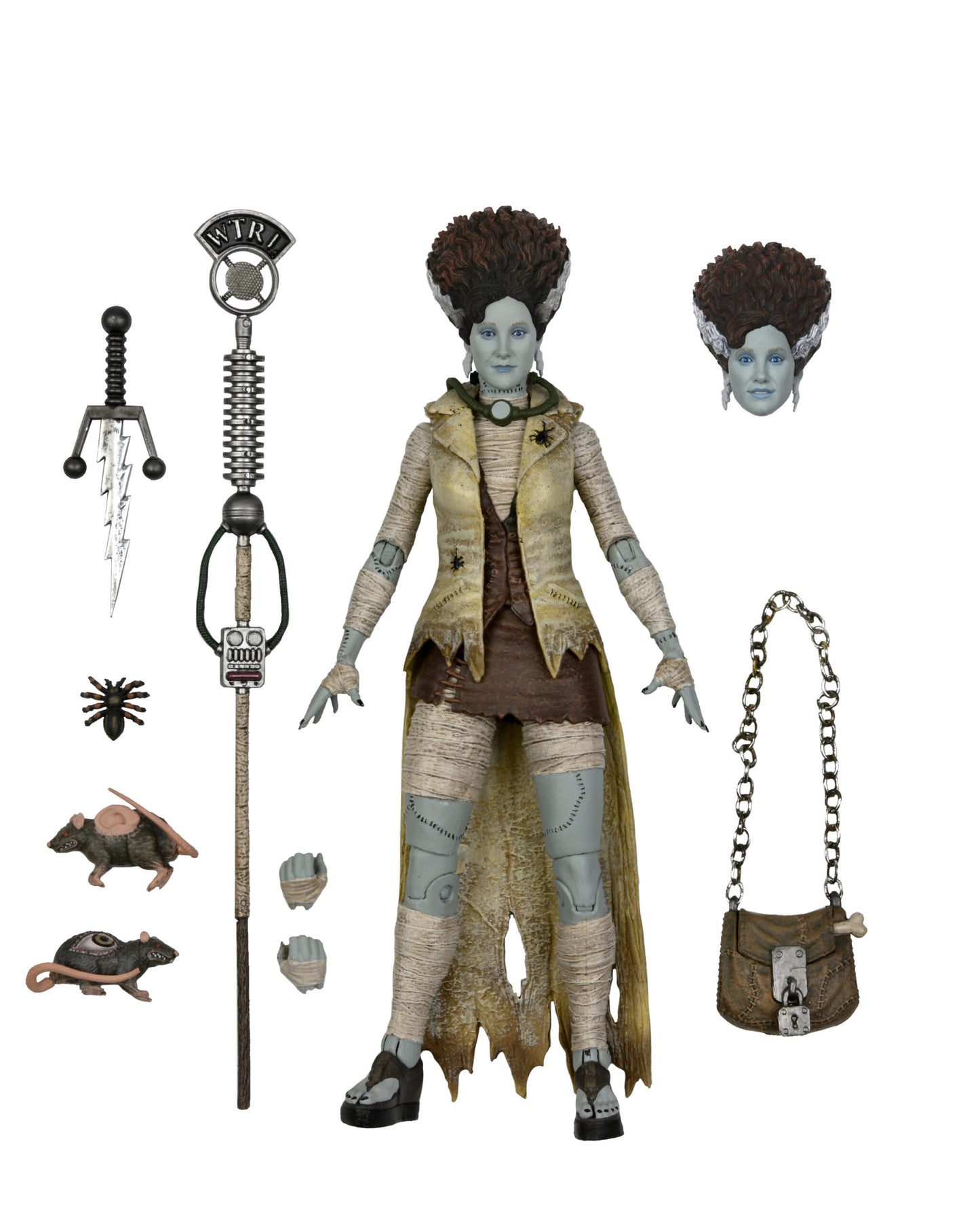 Universal Monsters x Teenage Mutant Ninja Turtles 7” Scale Action Figure Ultimate April as The Bride