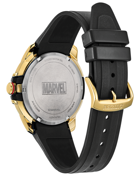 Marvel Avengers Eco-Drive Gold Stainless Steel Men’s Watch