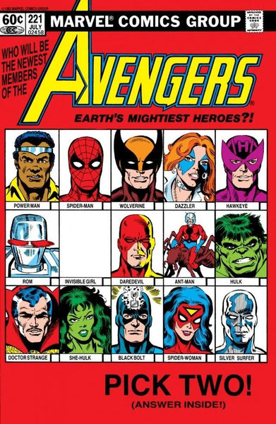 Avengers YOU CHOOSE 201-300
