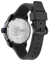 Eco-Drive Black Panther Black IP Strap Watch with Black Dial