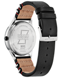 Eco-Drive Black Widow Grey IP Strap Watch with Black Dial