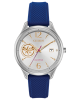 Eco-Drive Captain Marvel Strap Watch with Silver-Tone Dial