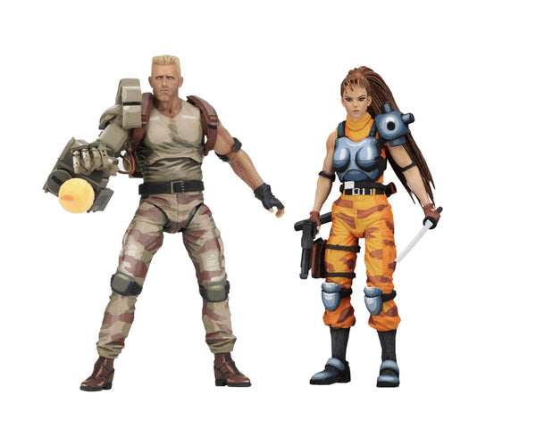 Alien vs Predator (Arcade Appearance) 7” Scale Action Figures Dutch & Linn 2-Pack