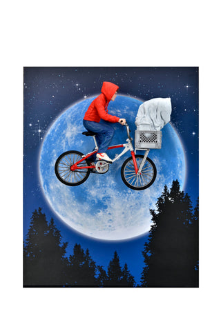 E.T. The Extra-Terrestrial 40th Anniversary 7″ Scale Action Figure Elliott & E.T. on Bicycle