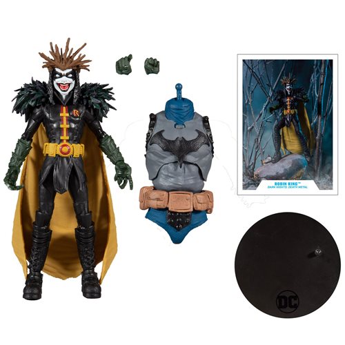 DC Build-A Wave 4 Dark Nights Death Metal Robin King Action Figure