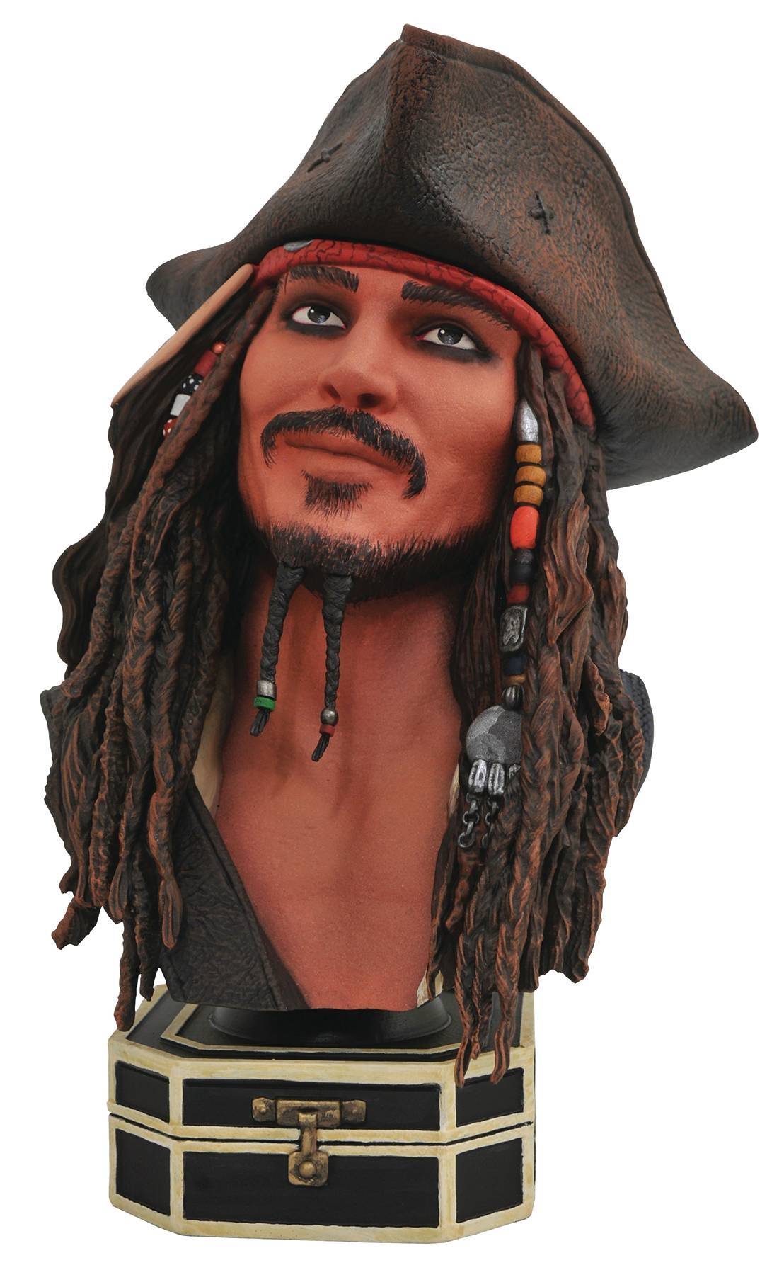 Legends in 3D POTC Jack Sparrow 1/2 scale bust – Big Ben's
