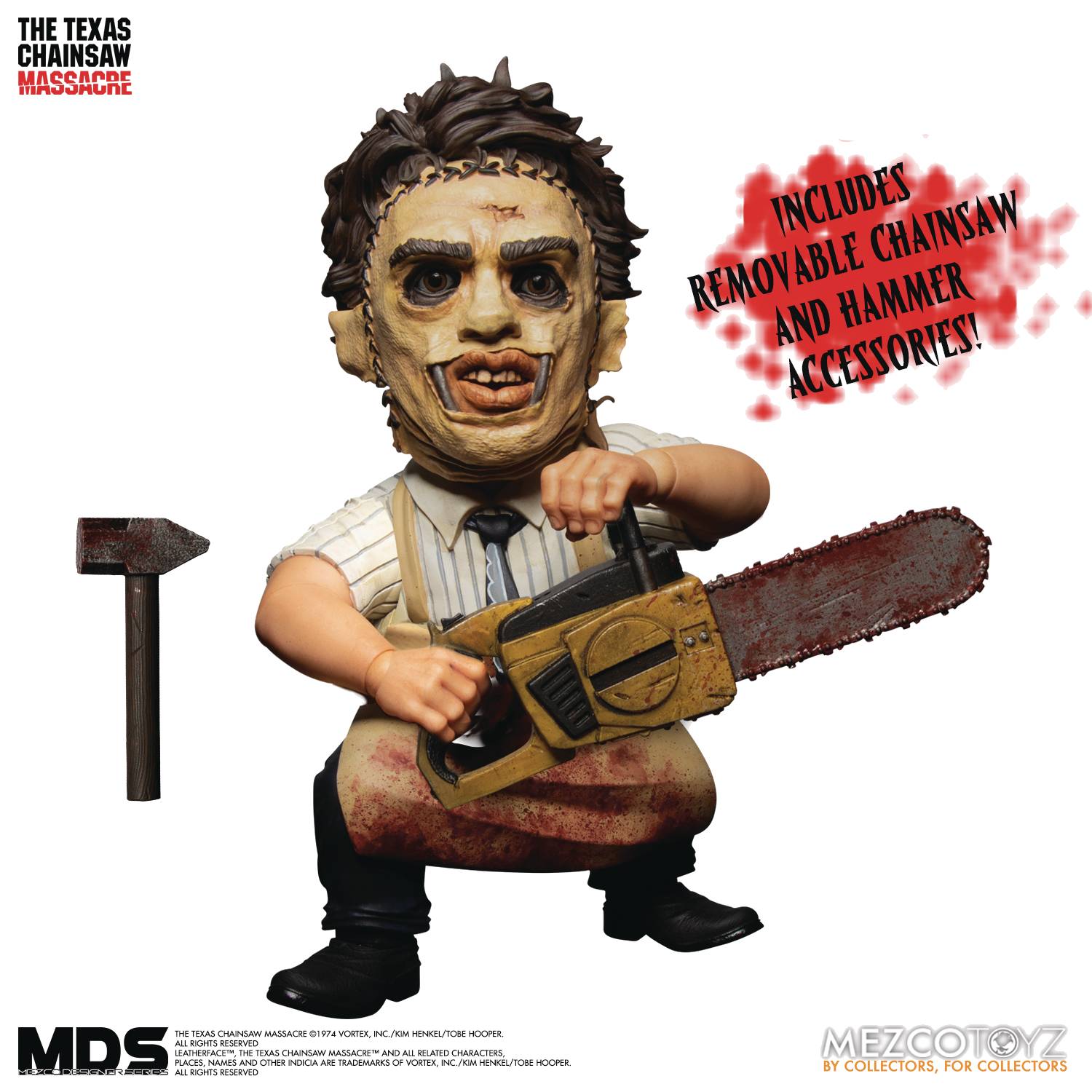 MDS Texas Chainsaw Massacre 1974 6 inch Leatherface DLX Stylized Roto Figure