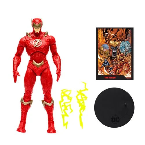 The Flash Page Punchers 7-Inch Scale Action Figure with The Flash Comic Book