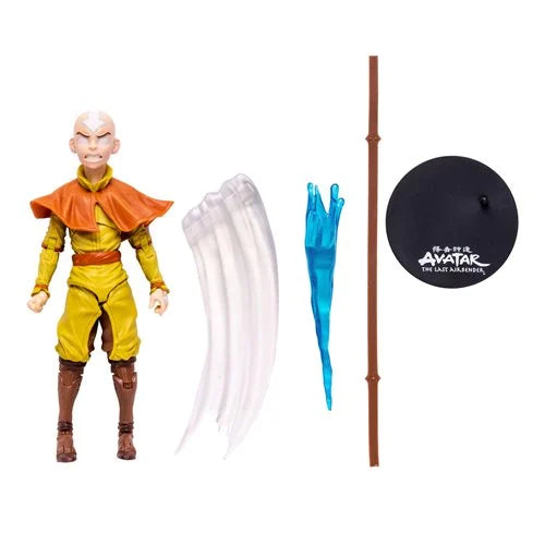 Avatar: The Last Airbender Aang Avatar State Gold Label 7-Inch Action Figure