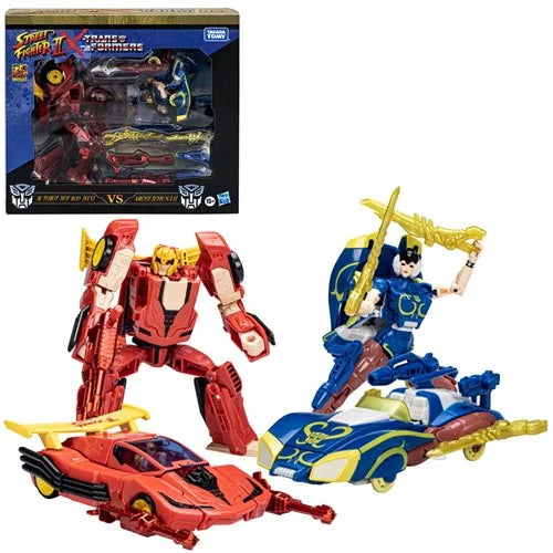 Transformers x Street Fighter II Mash-Up Hot Rod [Ken] vs. Arcee [Chun-Li] 2-Pack