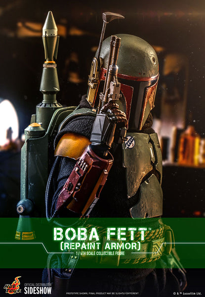 Star Wars Mandalorian Boba Fett (Repaint Armor) Sixth Scale Figure TMS055