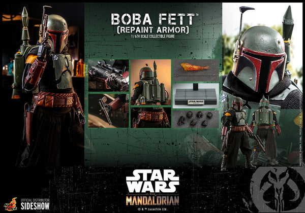Star Wars Mandalorian Boba Fett (Repaint Armor) Sixth Scale Figure TMS055