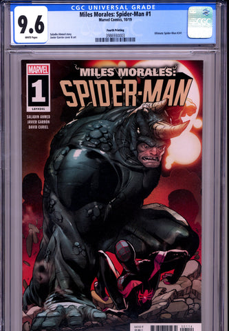 Miles Morales: Spider-Man #1 2019 CGC 9.6 4th Printing