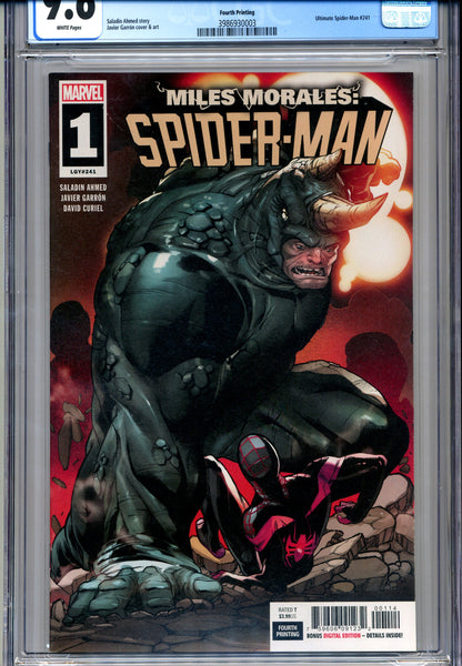 Miles Morales: Spider-Man #1 2019 CGC 9.6 4th Printing
